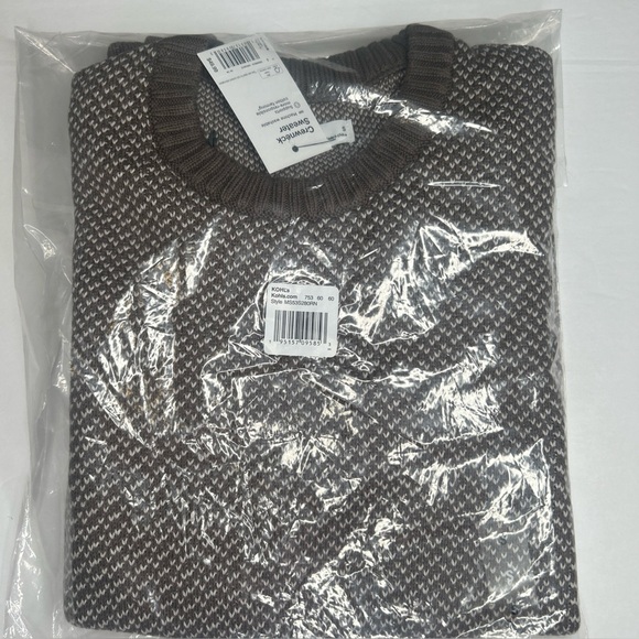 Sonoma Good For Life Mens Long Sleeve Crew  Pullover Sweater Size S, Tan - Picture 5 of 6